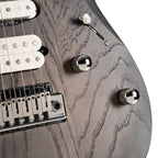 Cort X700 Triality Electric Guitar - Open Pore Black Burst - Ploutone
