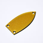 Custom Gretsch 2-Ply Plain Truss Rod Cover - Multiple Colors (Fits Electromatic, Streamliner & Japan Models) Gold - Ploutone
