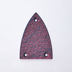 Custom BC Rich Truss Rod Cover – Black & Red Magma - Ploutone