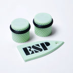ESP Truss Rod Cover for ESP & LTD & Matching Knobs Set - Seafoam Green & Black - Ploutone