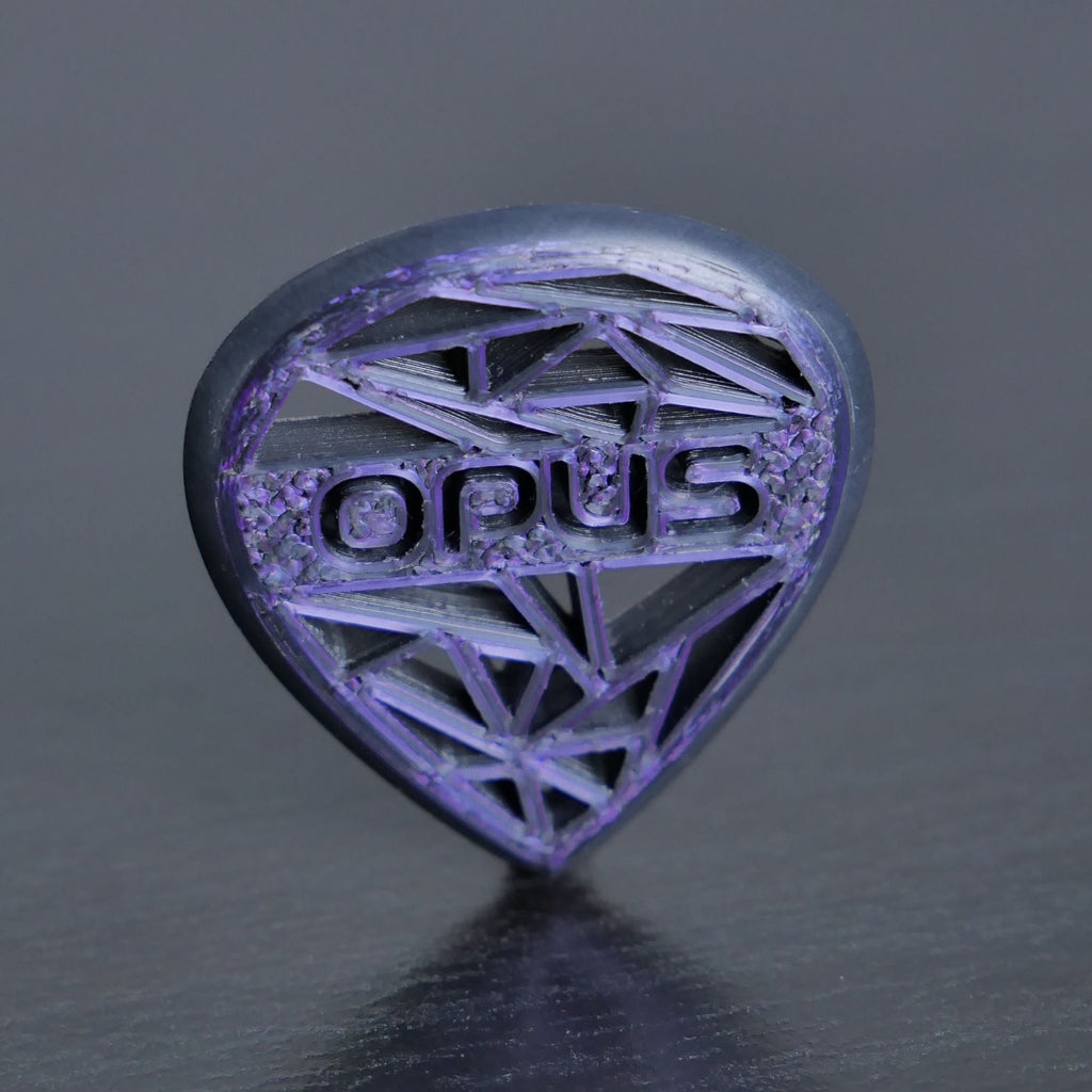 Opus Magnus Onyx VALKORE™ - Amythest Series Handmade Guitar Pick - Ploutone