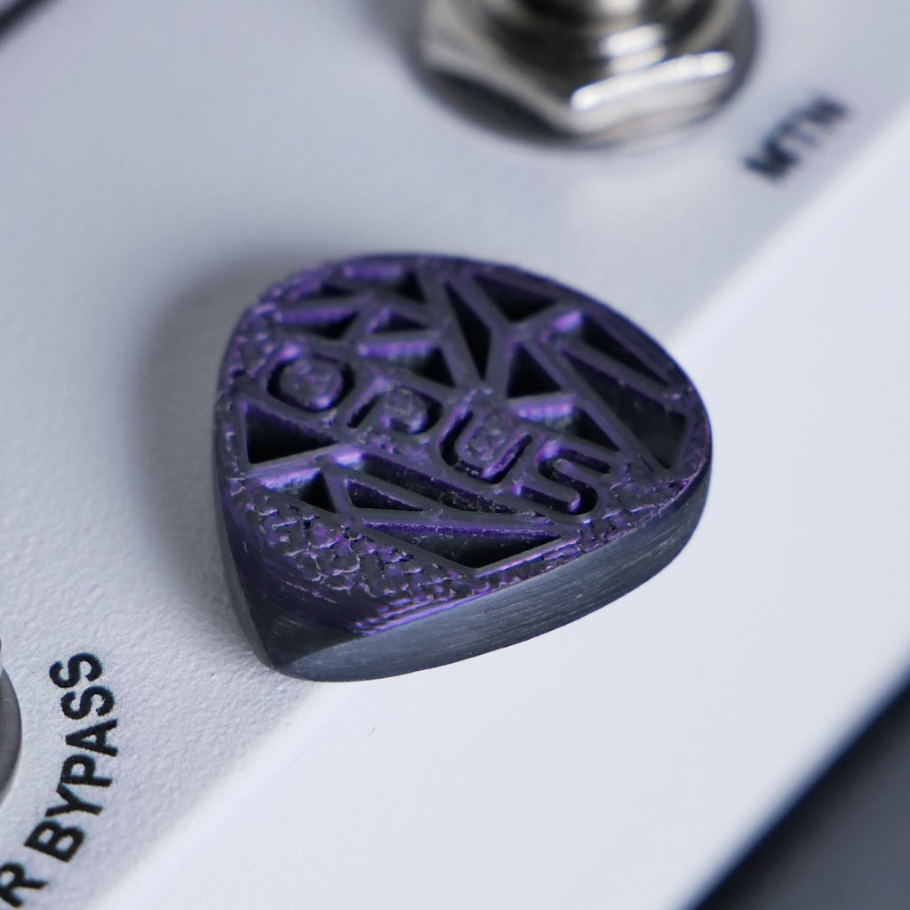 Opus Baldur Onyx VALKORE™ - Amethyst Series Handmade Guitar Pick - Ploutone