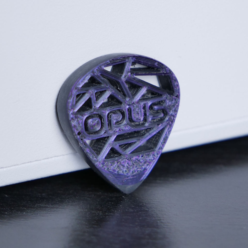 Opus Baldur Onyx VALKORE™ - Amethyst Series Handmade Guitar Pick - Ploutone