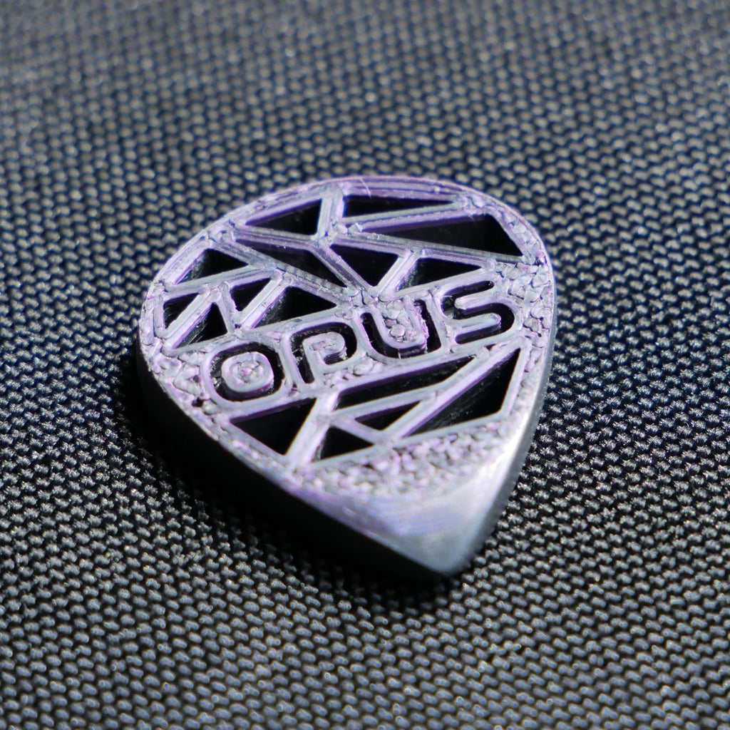 Opus Baldur Onyx VALKORE™ - Amethyst Series Handmade Guitar Pick - Ploutone