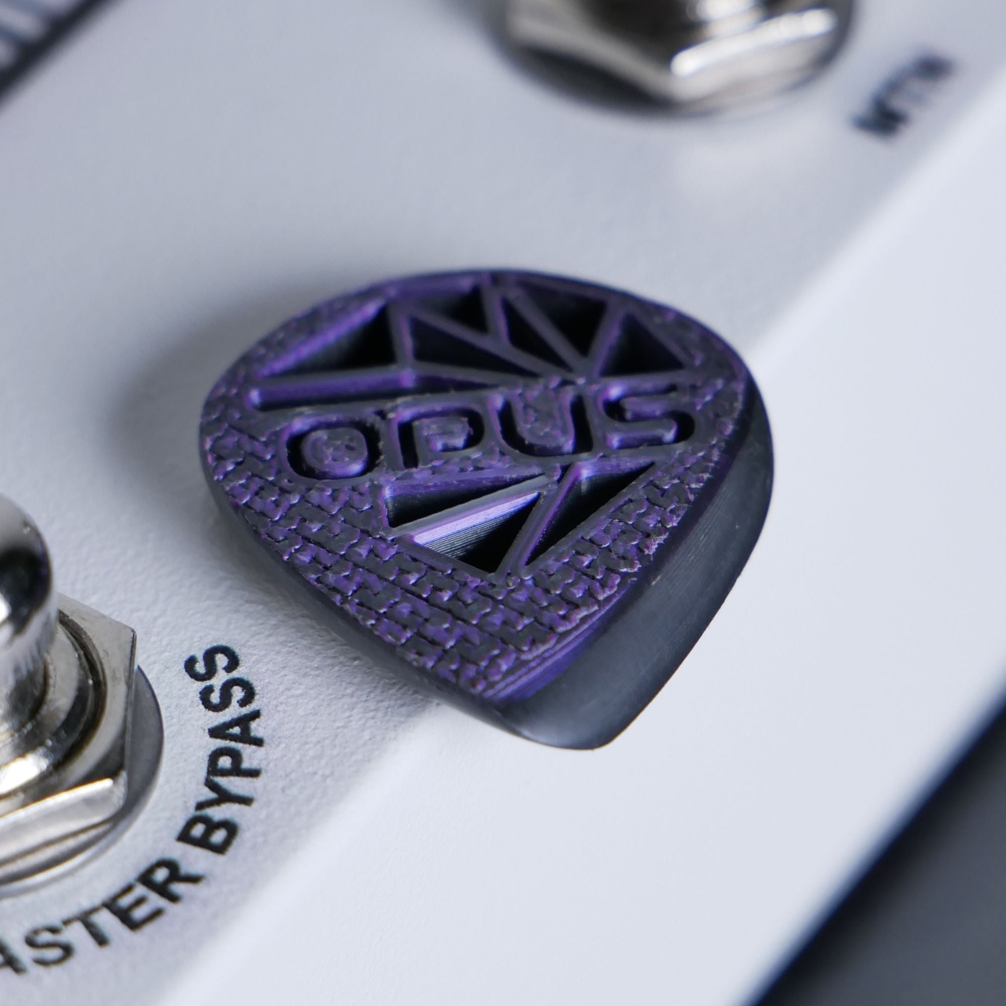 Opus Killik Onyx VALKORE™ - Amethyst Series Handmade Guitar Pick - Ploutone