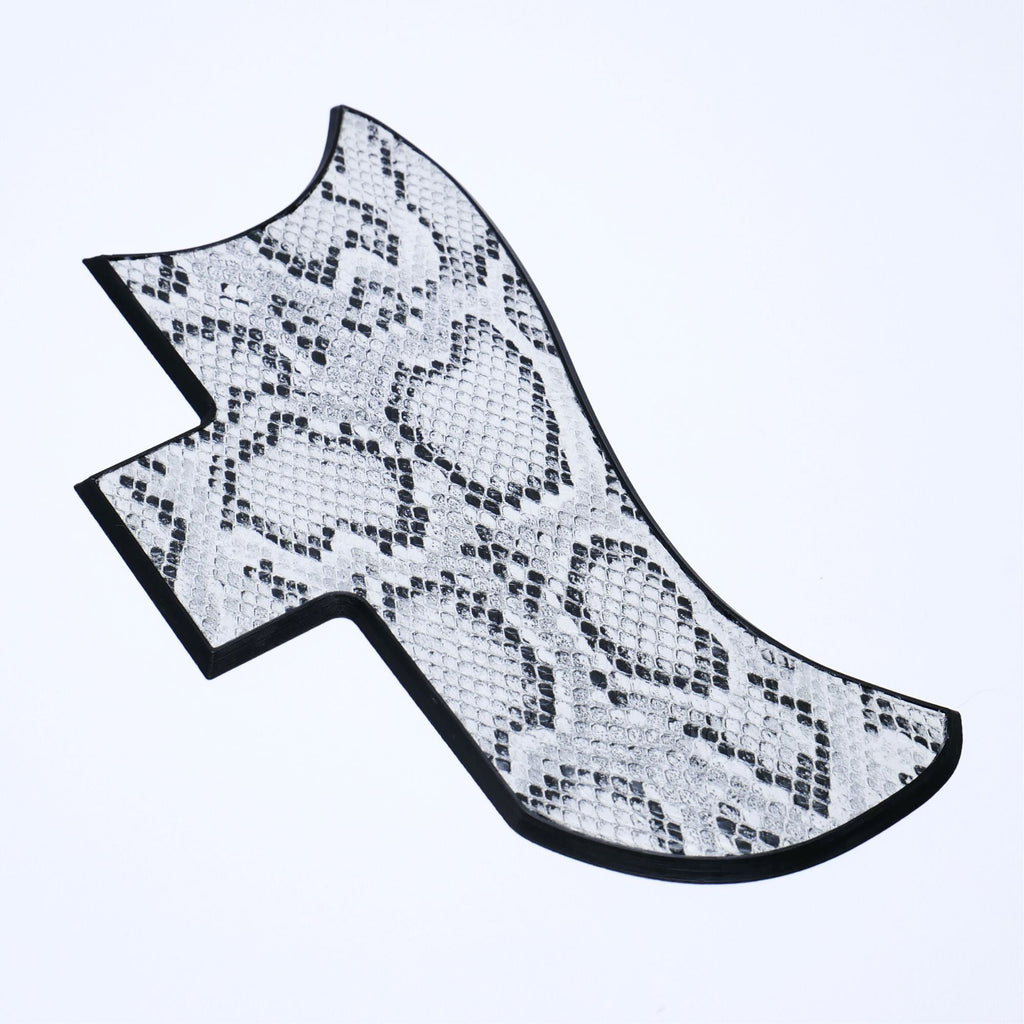Custom Handmade Faux Snakeskin Gibson SG '61 Reissue Half Face Pickguard - Ploutone
