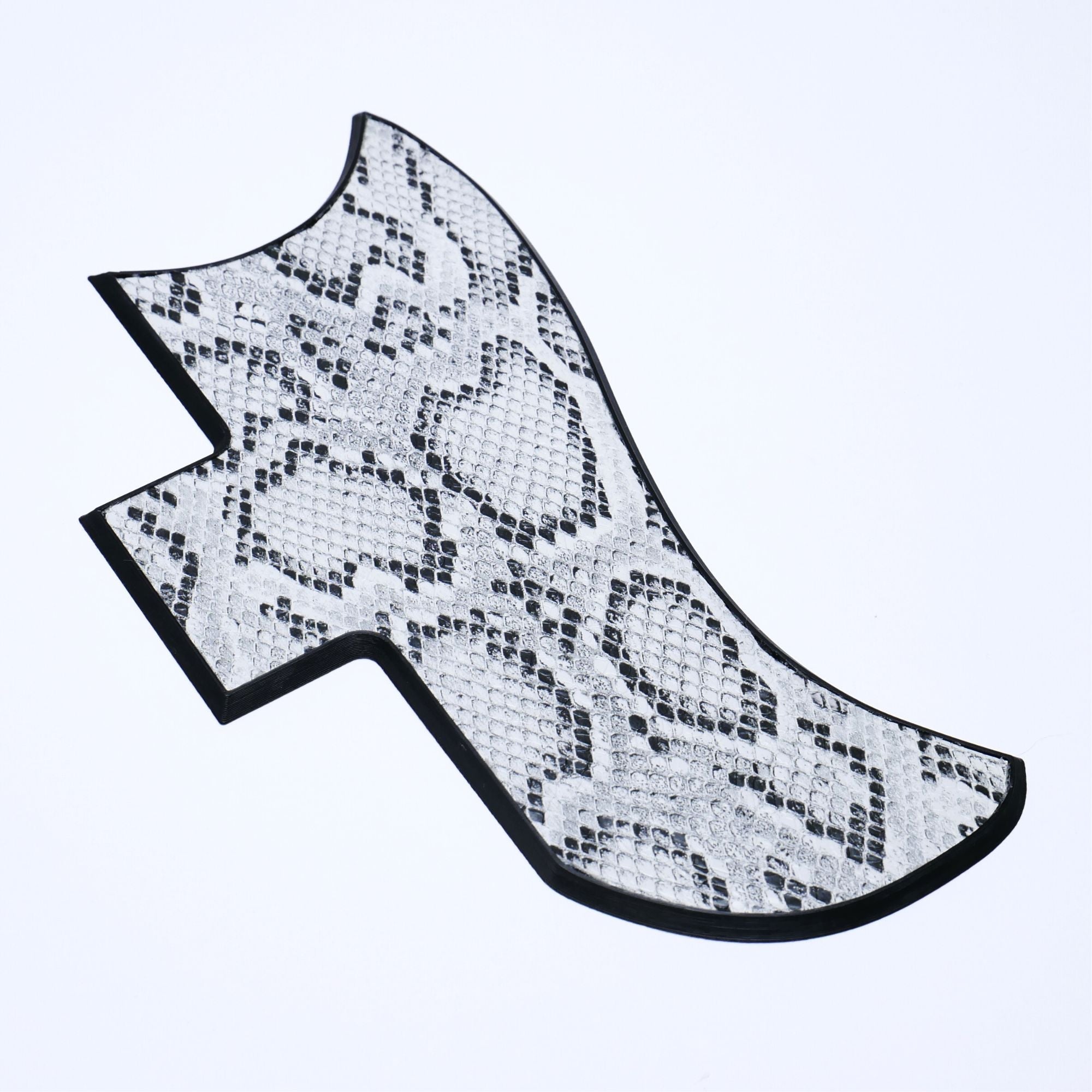 Custom Handmade Faux Snakeskin Gibson SG '61 Reissue Half Face Pickguard - Ploutone