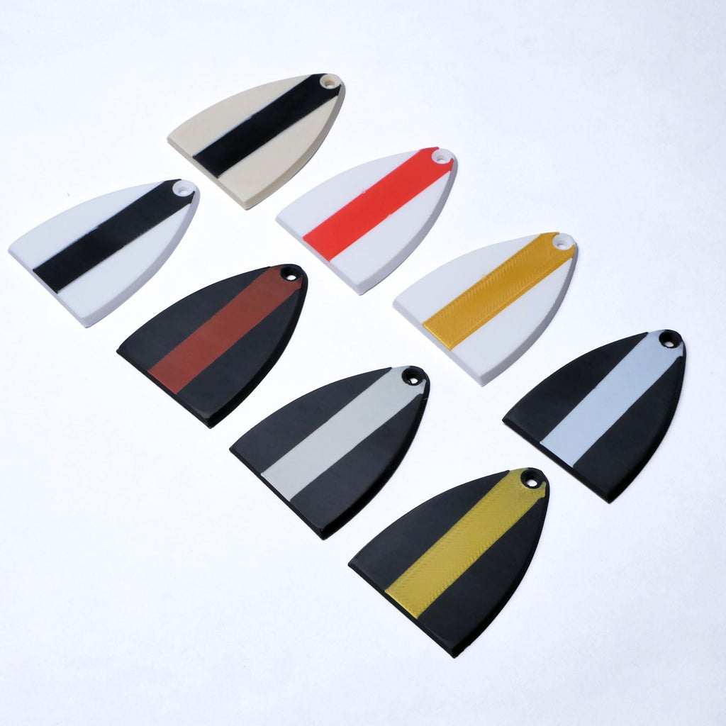Custom PRS SE Truss Rod Cover – Racing Stripe Guitar Fittings & Parts from Ploutone