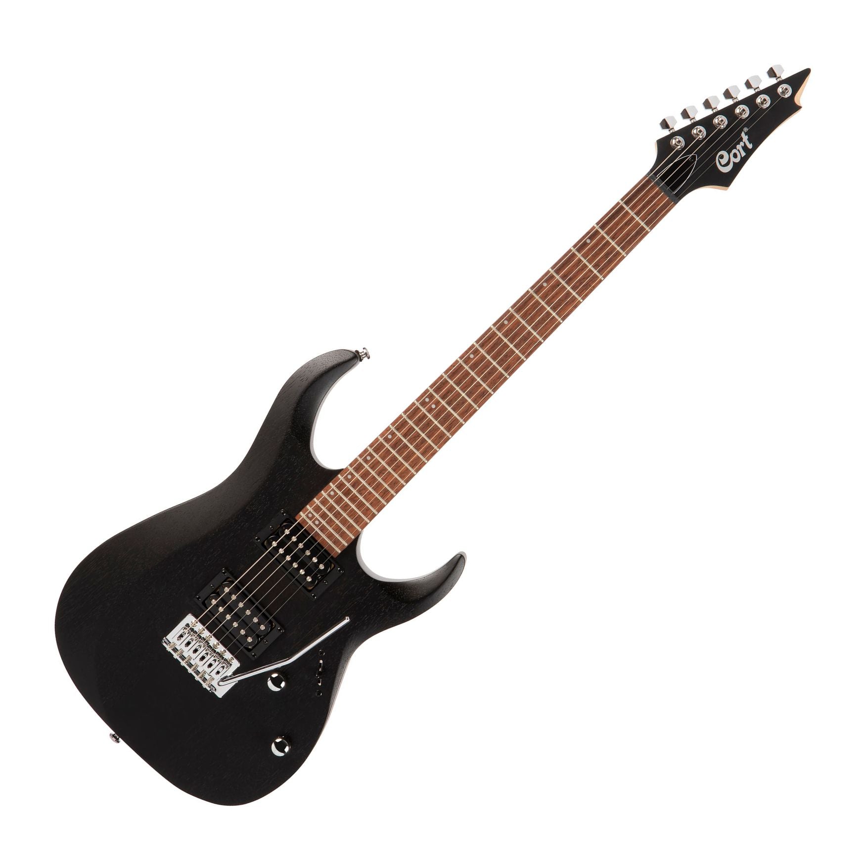 Cort X100OPBK Electric Guitar - Open Pore Black - Ploutone