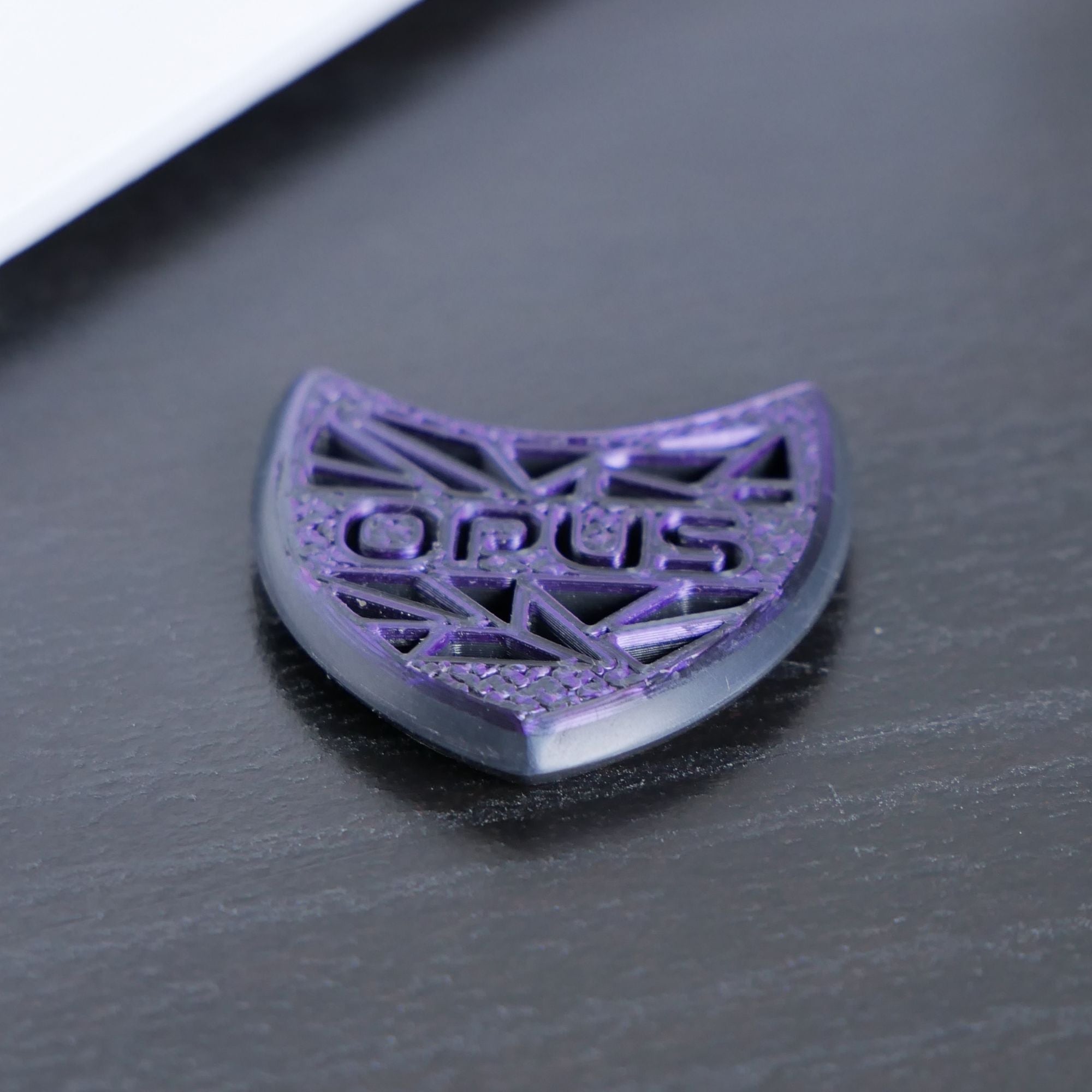 Opus Skyr Onyx VALKORE™ - Amethyst Series Handmade Guitar Pick - Ploutone