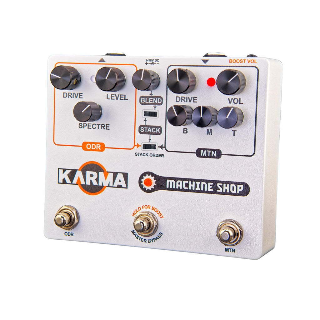 Karma Guitar Amps Machine Shop Dual Overdrive Pedal (MTN-10 & ODR-10) - Ploutone