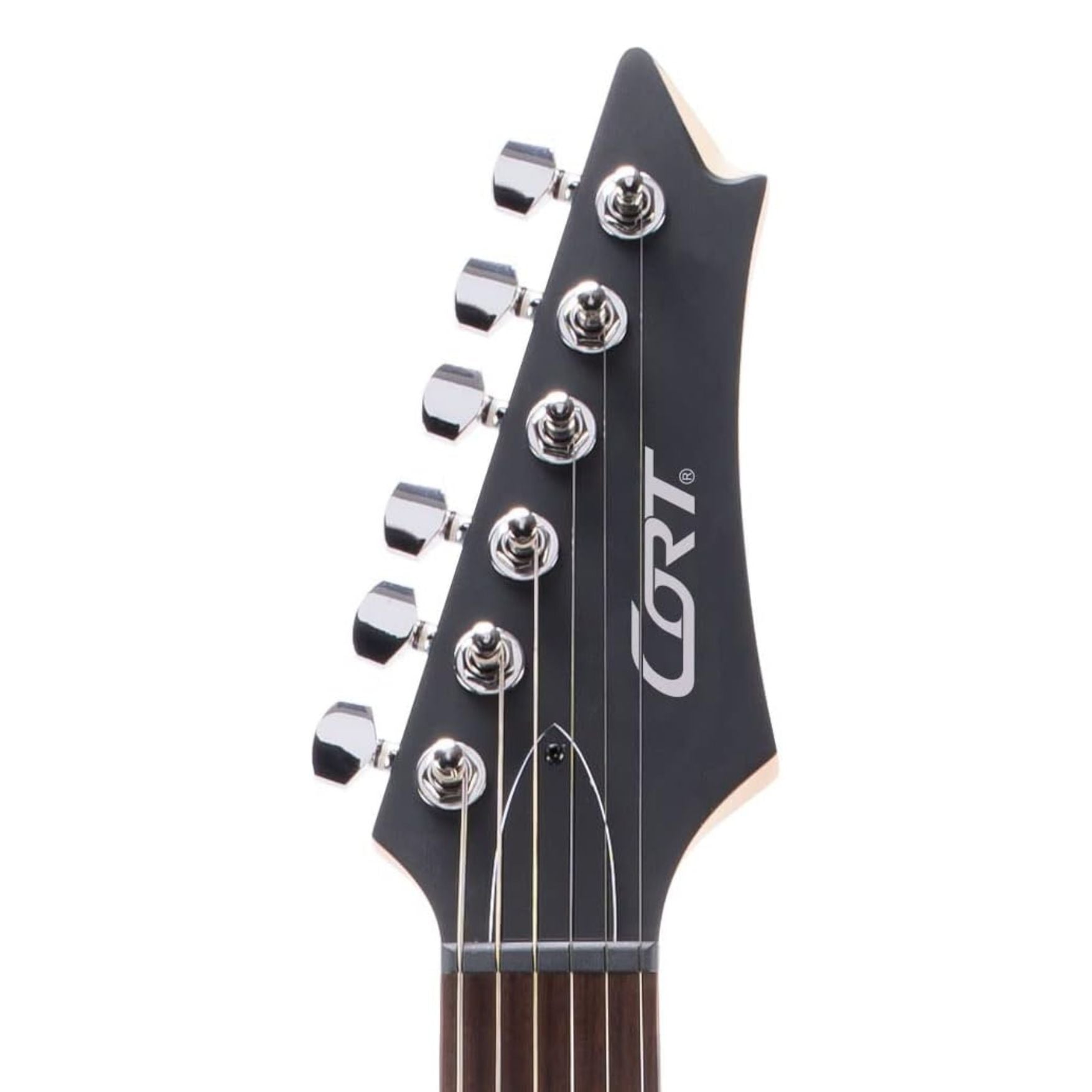 Cort X100OPBB Electric Guitar - Open Pore Black Cherry Burst - Ploutone