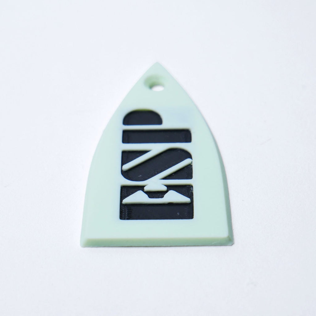 ESP Truss Rod Cover for ESP & LTD & Matching Knobs Set - Seafoam Green & Black - Ploutone