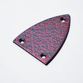 Custom BC Rich Truss Rod Cover – Black & Red Magma - Ploutone