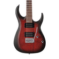 Cort X100OPBB Electric Guitar - Open Pore Black Cherry Burst - Ploutone