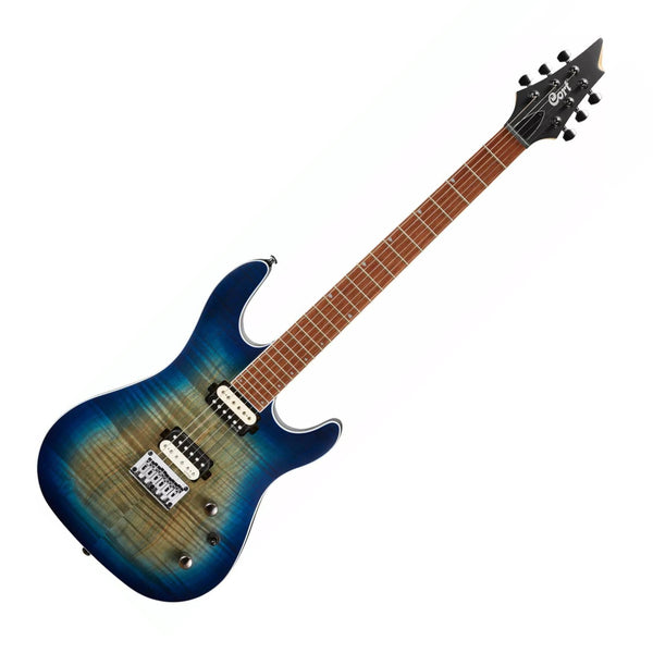 Cort KX300 Electric Guitar - Open Pore Cobalt Burst Guitars from Ploutone