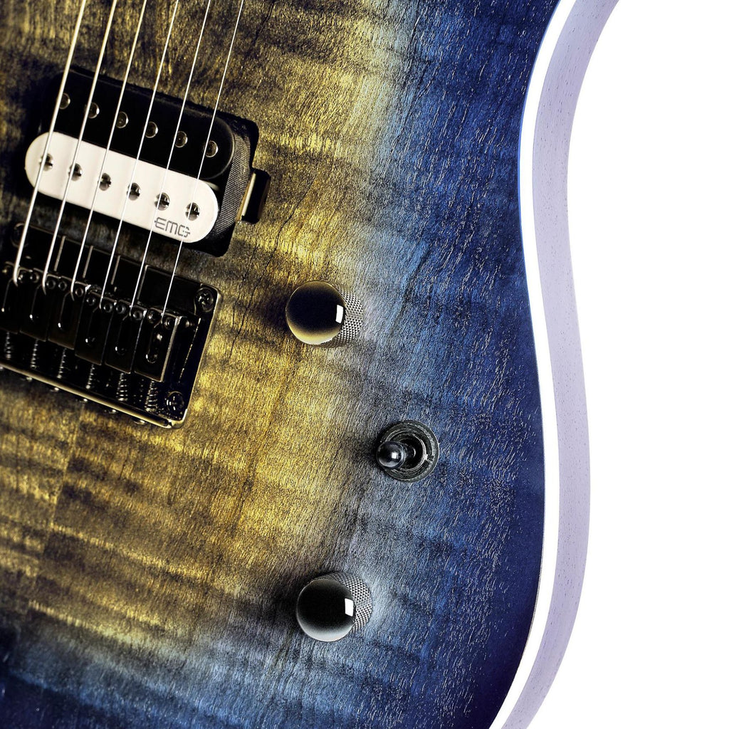 Cort KX300 Electric Guitar - Open Pore Cobalt Burst - Ploutone