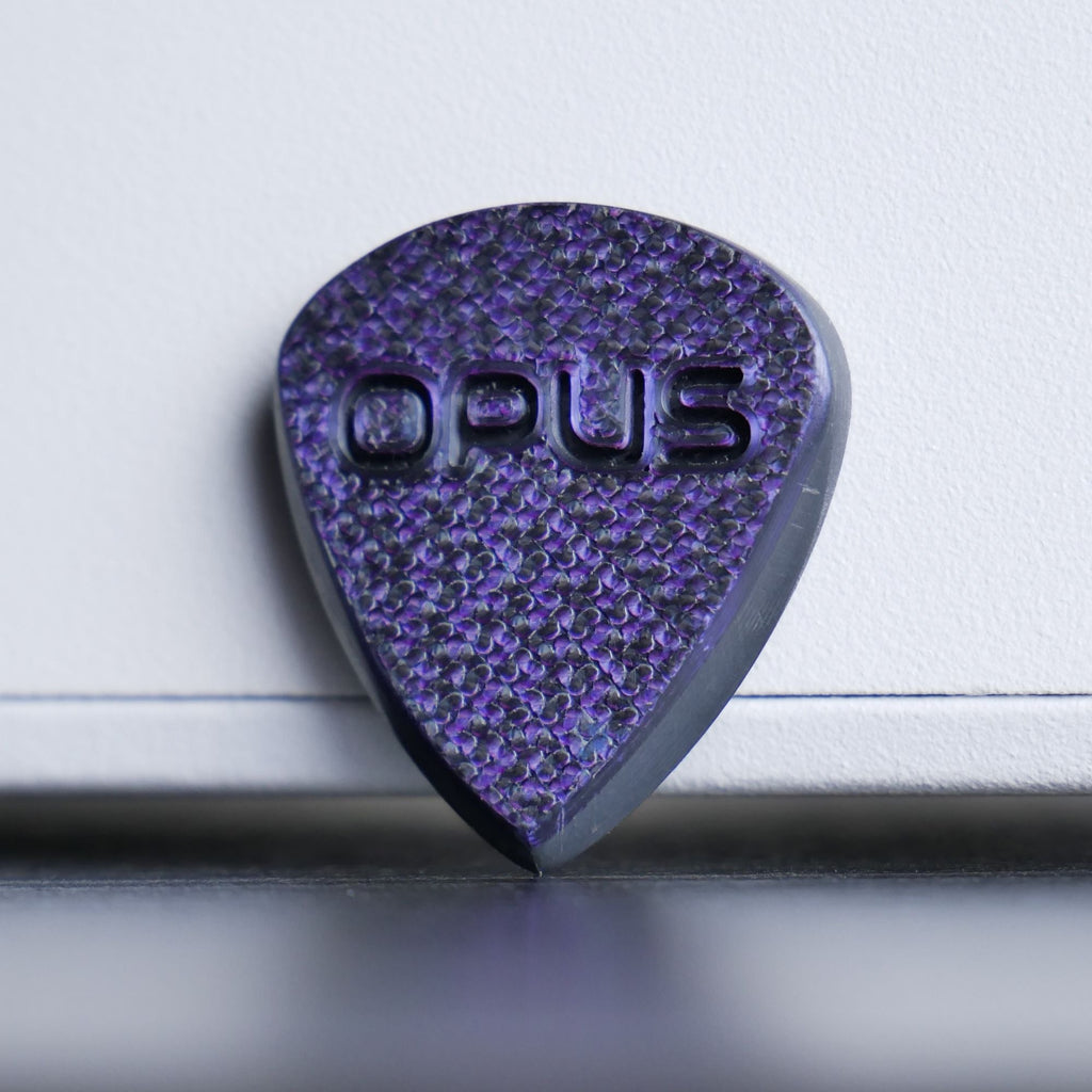Opus Skalm Onyx VALKORE™ - Amethyst Series Handmade Guitar Pick - Ploutone