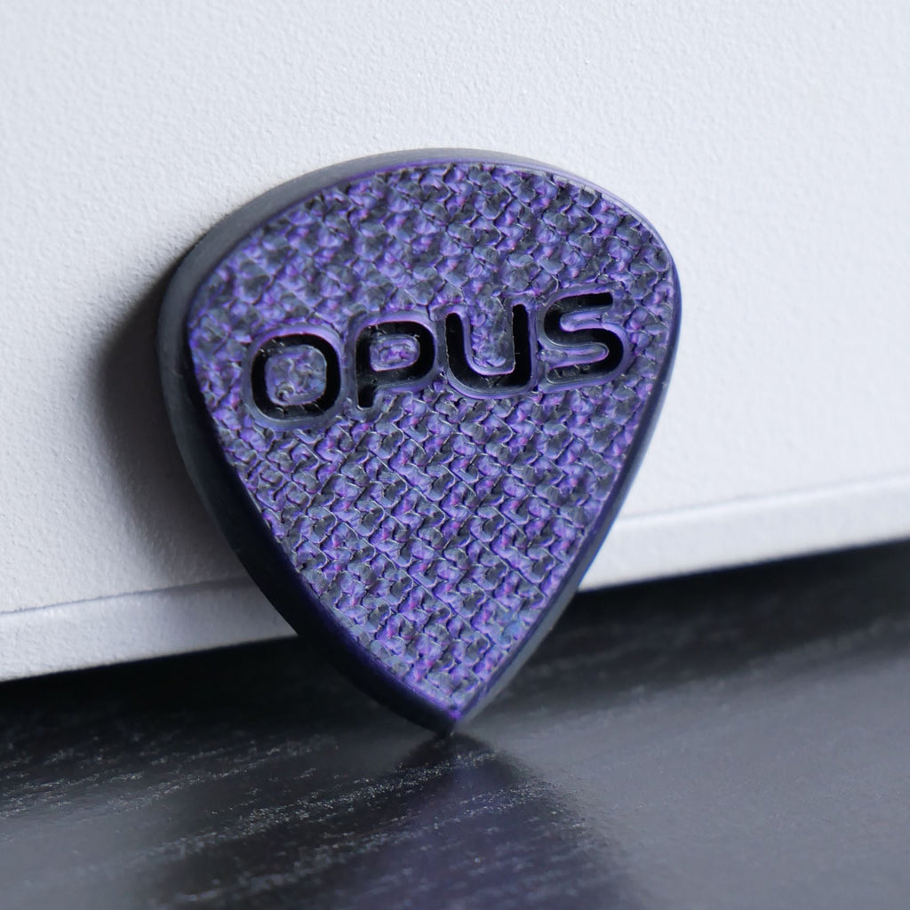 Opus Skalm Onyx VALKORE™ - Amethyst Series Handmade Guitar Pick - Ploutone