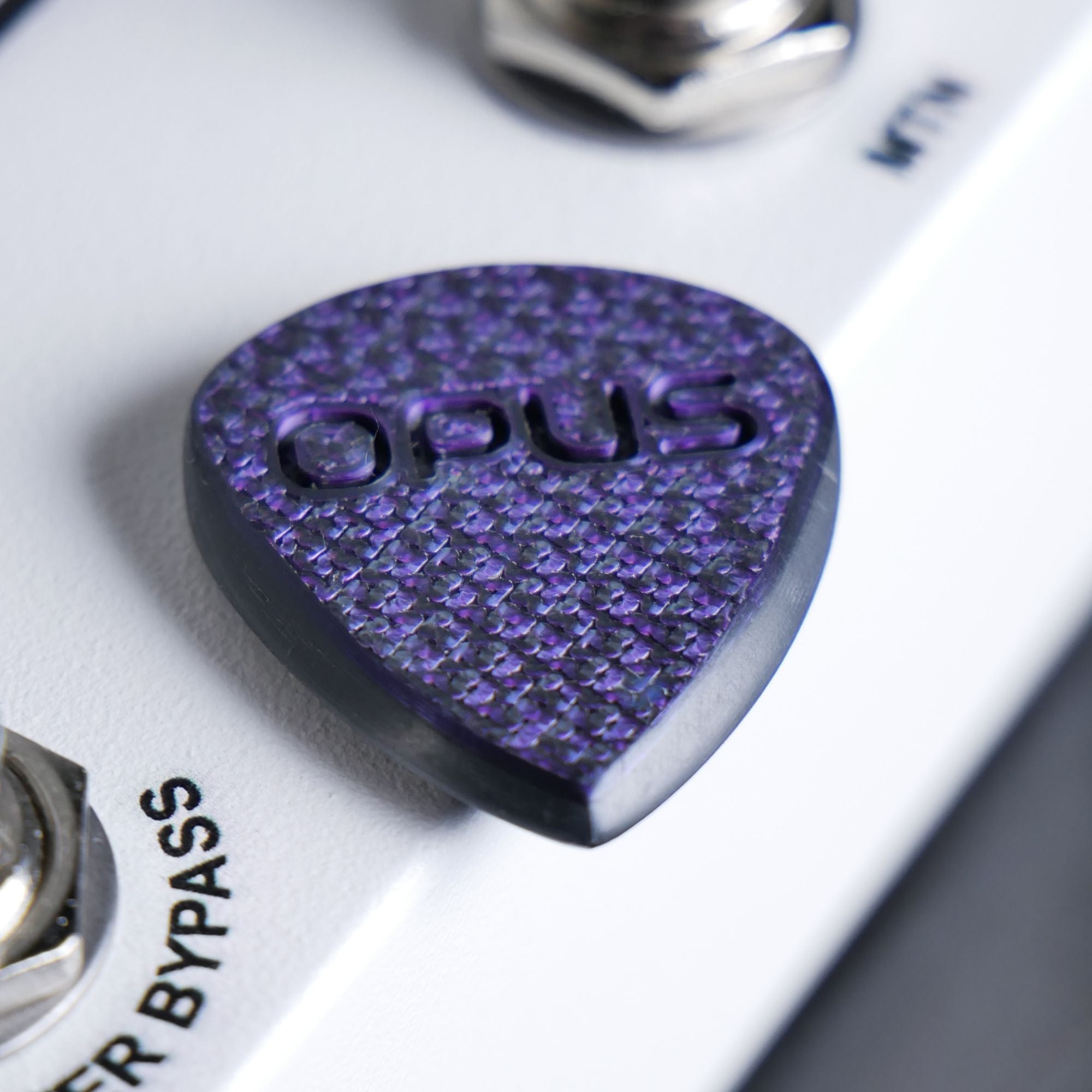 Opus Skalm Onyx VALKORE™ - Amethyst Series Handmade Guitar Pick - Ploutone