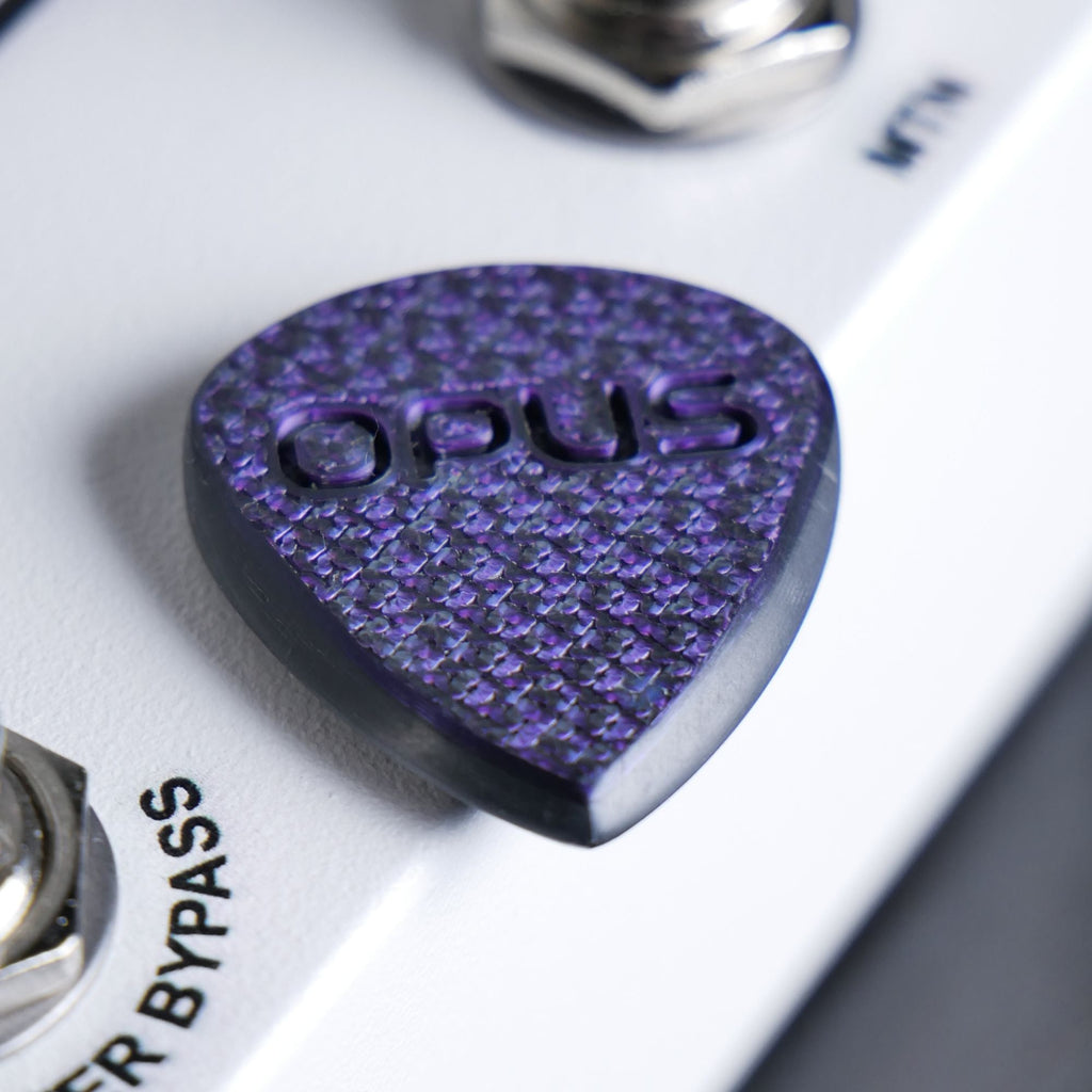 Opus Skalm Onyx VALKORE™ - Amethyst Series Handmade Guitar Pick Guitar Picks from Ploutone