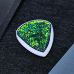 Opus Skalm VALKORE™ Hybrid Series Handmade Guitar Pick - Rainforest Green Flake - Ploutone