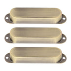 Stratocaster Metal Single Coil Pickup Covers (No Holes) - Bronze 3 Pcs - Ploutone