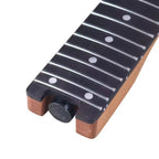 Headless Guitar Neck with Hardware - Roasted Maple & Rosewood - Ploutone