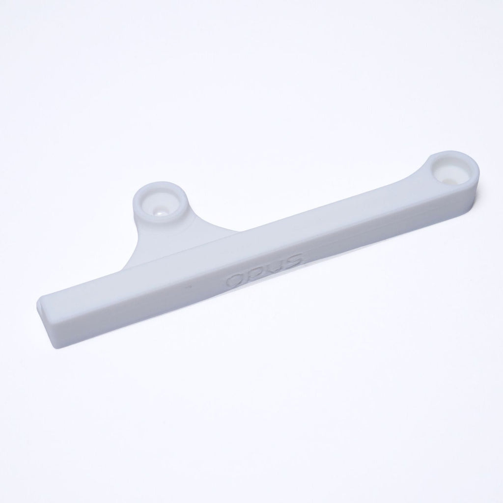 Jazz Bass Thumb Rest for Fender – No-Drill Tug Bar, Microtextured Grip – Multiple Colors White - Ploutone