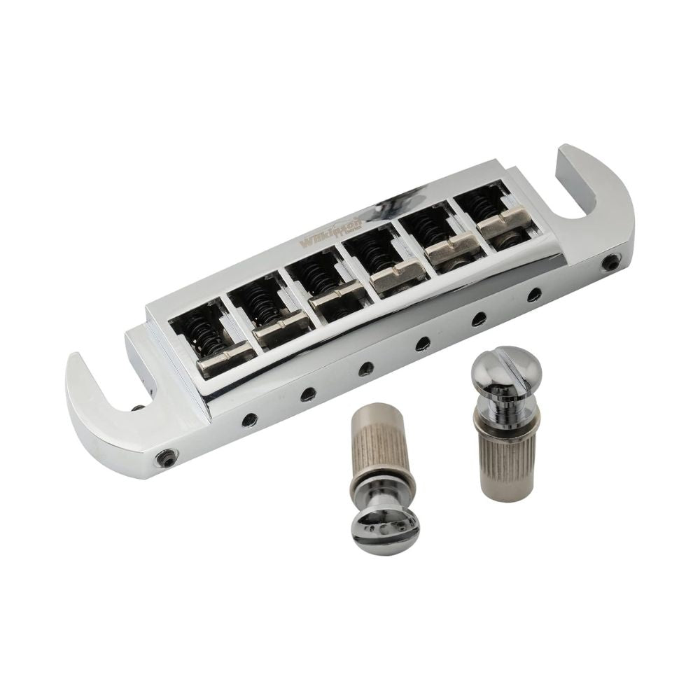 Wilkinson WOGT3 Wraparound Tailpiece for LP Silver - Ploutone