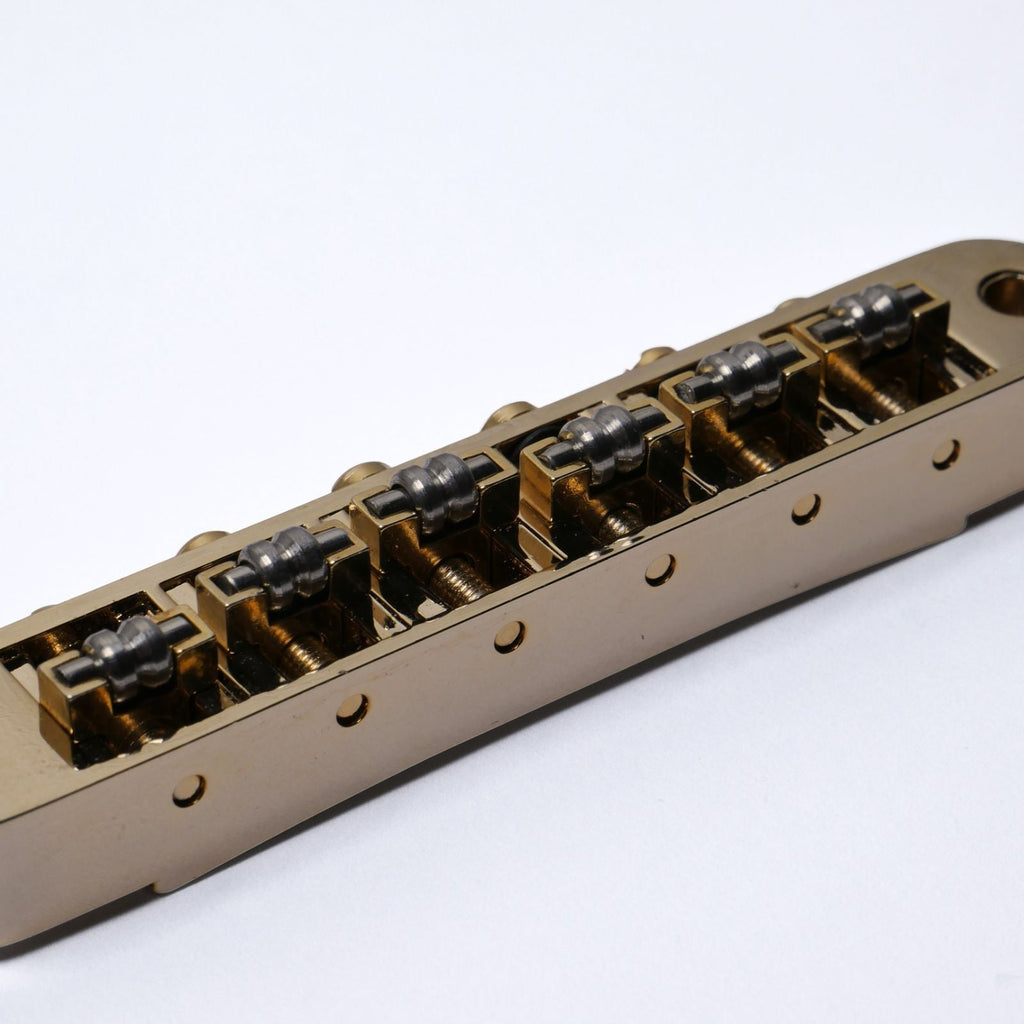 Tune-O-Matic Roller Bridge for Epiphone Les Paul - Chrome/Gold/Black - Ploutone