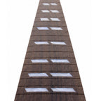 Rosewood Guitar Fretboard, 24 Fret, Split Parallelogram Inlays - 24.75" Scale Length - Ploutone