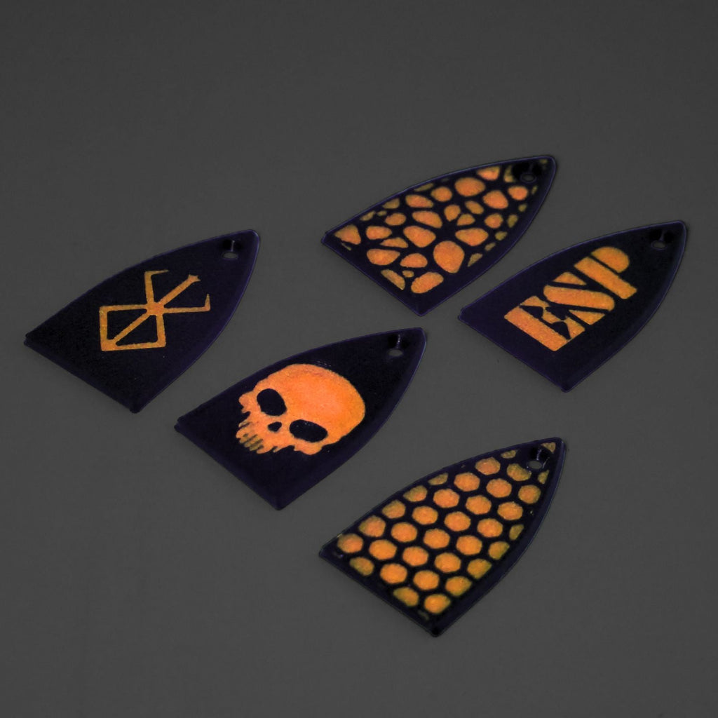 Glow in the Dark ESP & LTD Truss Rod Cover truss rod covers from Ploutone