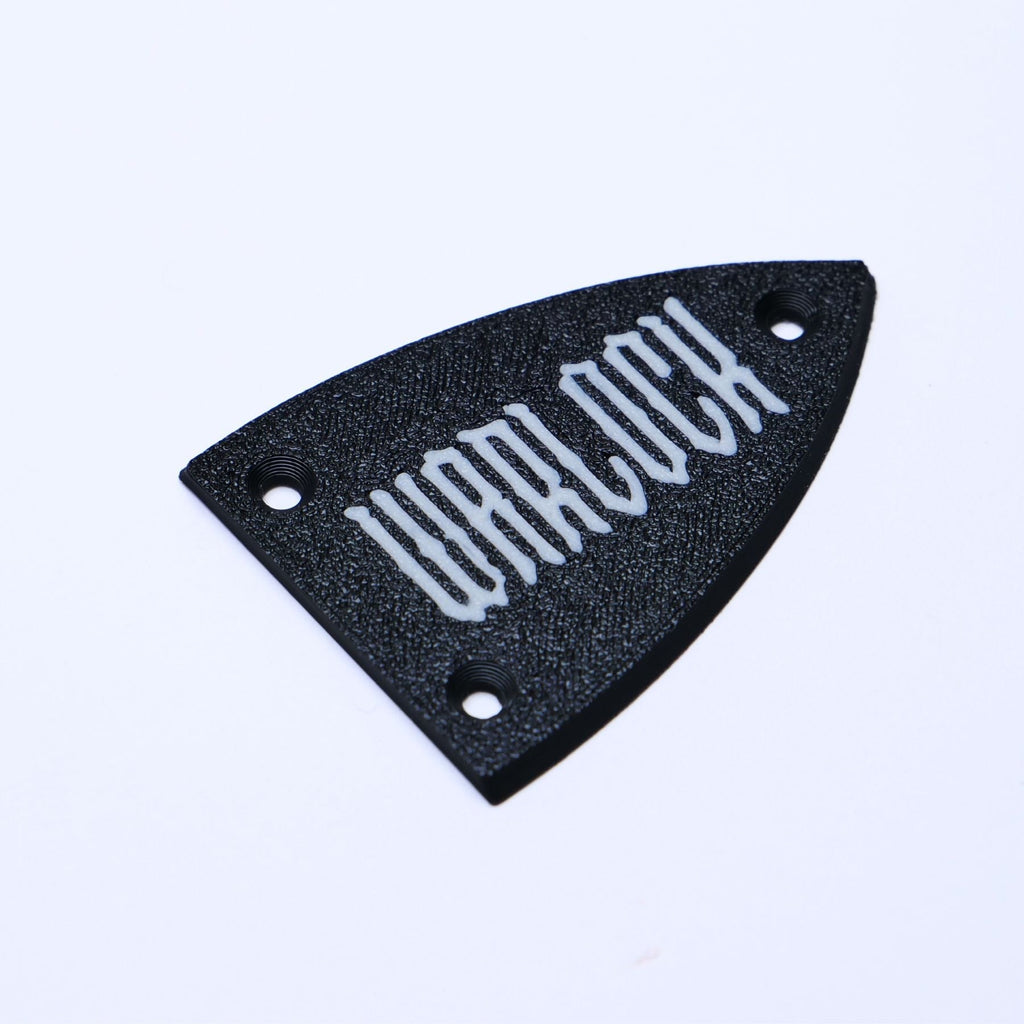 Custom BC Rich Warlock Truss Rod Cover – Multiple Colors Black & White - Ploutone