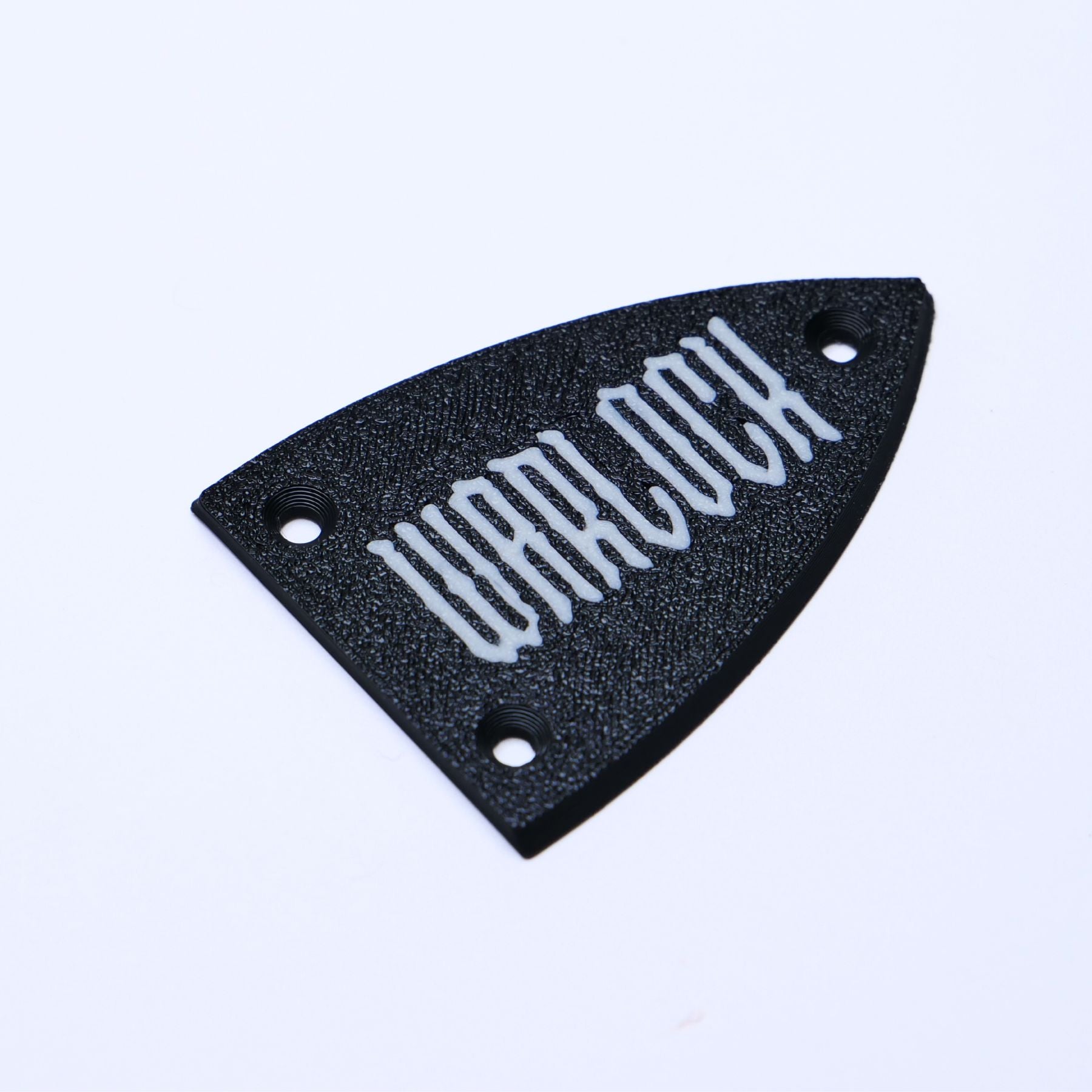 Custom BC Rich Warlock Truss Rod Cover – Multiple Colors Black & White - Ploutone
