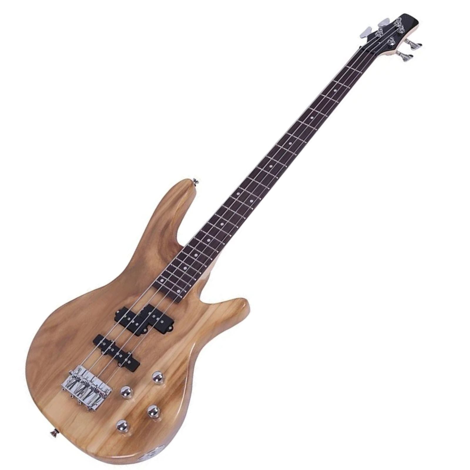 Modern SR-Style 4-String 34" Electric Bass Guitar – Gloss Finish, P/J Pickups, 24 Frets - Ploutone