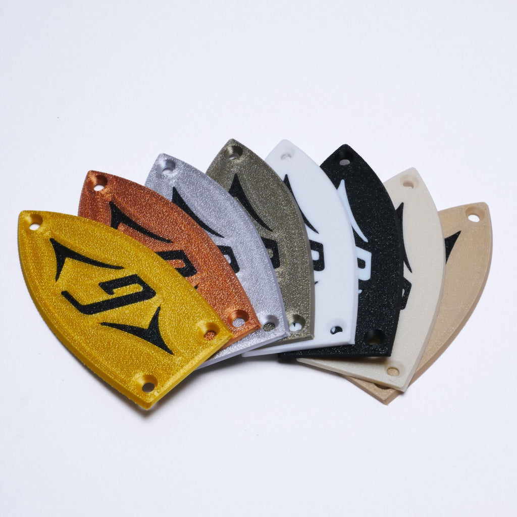 Custom Gretsch Truss Rod Cover – 2-Ply / Plain – Multiple Colors Guitar Fittings & Parts from Ploutone