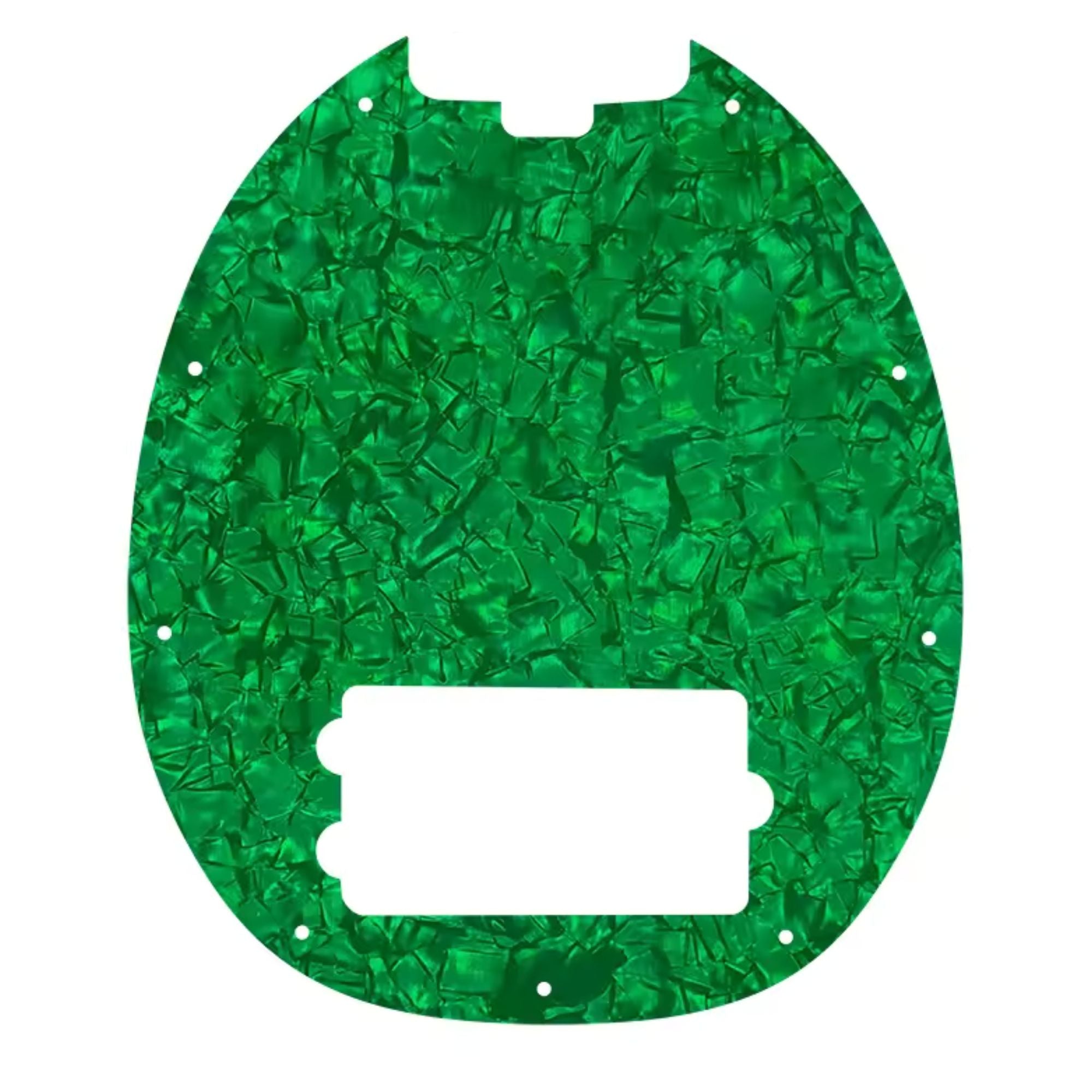 Music Man Stingray 4-String Bass Pickguard - 4-Ply Green Pearl - Ploutone