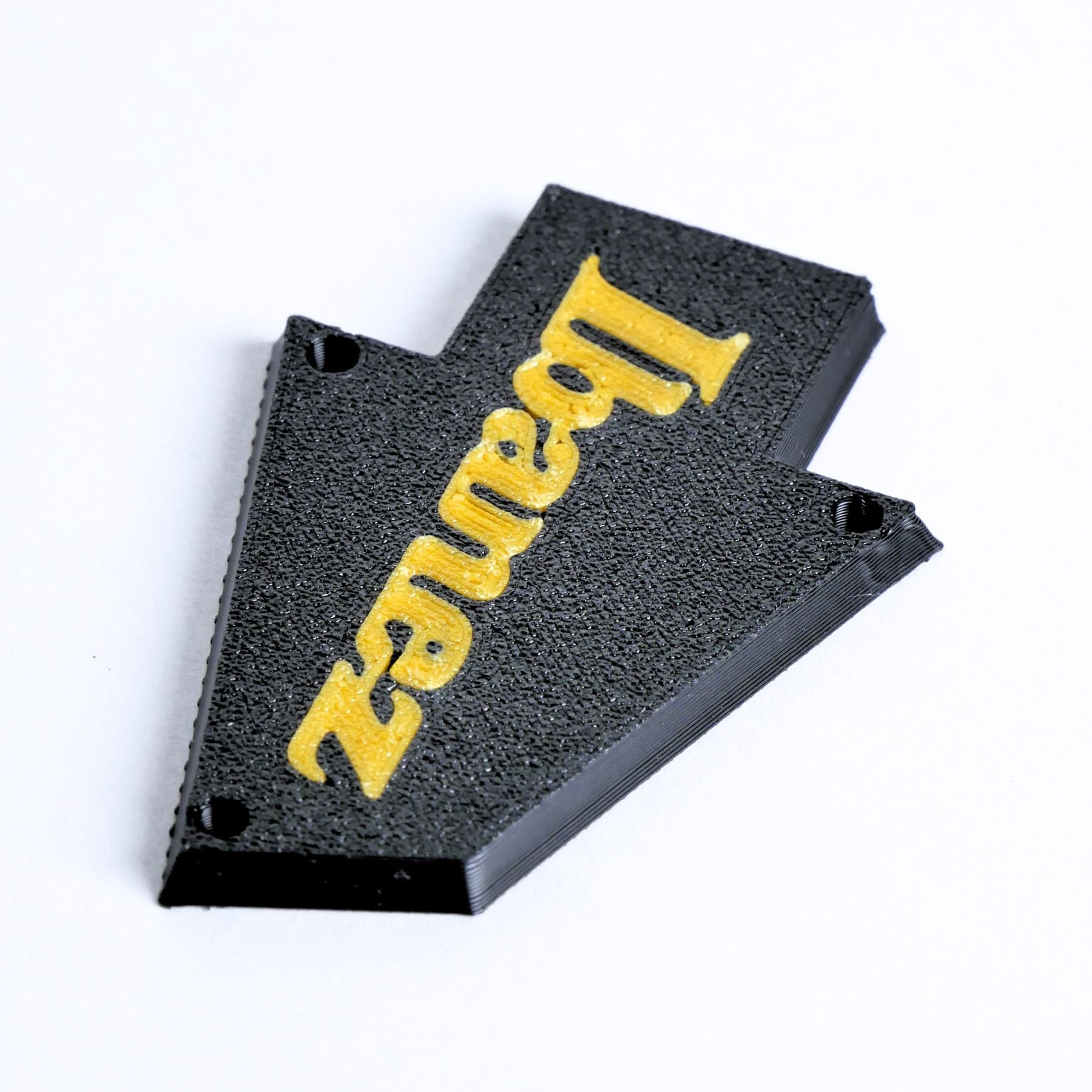 Custom Ibanez Truss Rod Cover for RG & JEM – Classic Logo (Gold & Black) - Ploutone