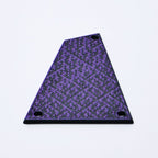 Custom Ibanez Truss Rod Cover (without string retainer) – Black Amethyst Purple truss rod covers from Ploutone