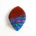 GT Plectrums USA Handmade Hybrid Wood & Resin Guitar Pick 3.5mm - Ploutone