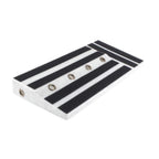 Rockhouse 2-Tier Velcro Guitar Effects Pedalboard White - Ploutone