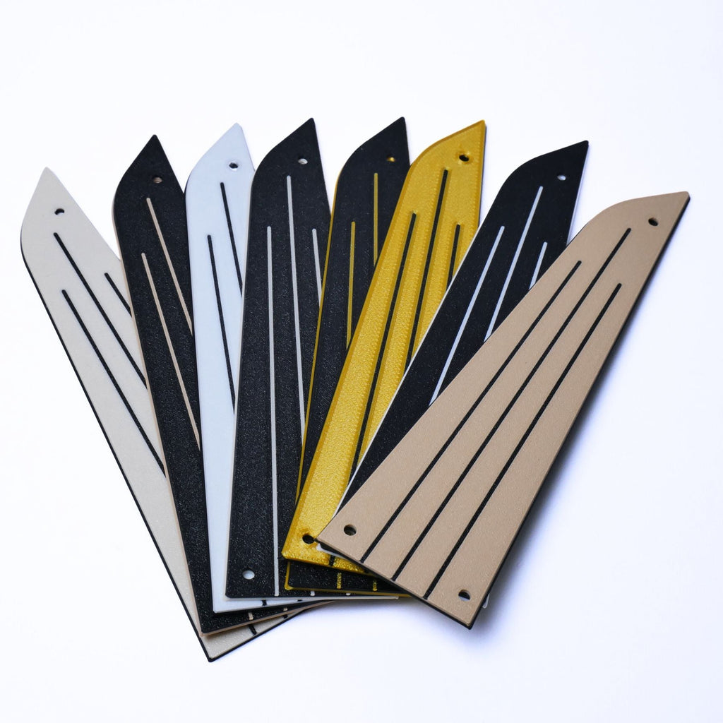 Custom Rickenbacker Truss Rod Cover for 4003 Bass "Jetstream" - Multiple Colors Guitar Fittings & Parts from Ploutone
