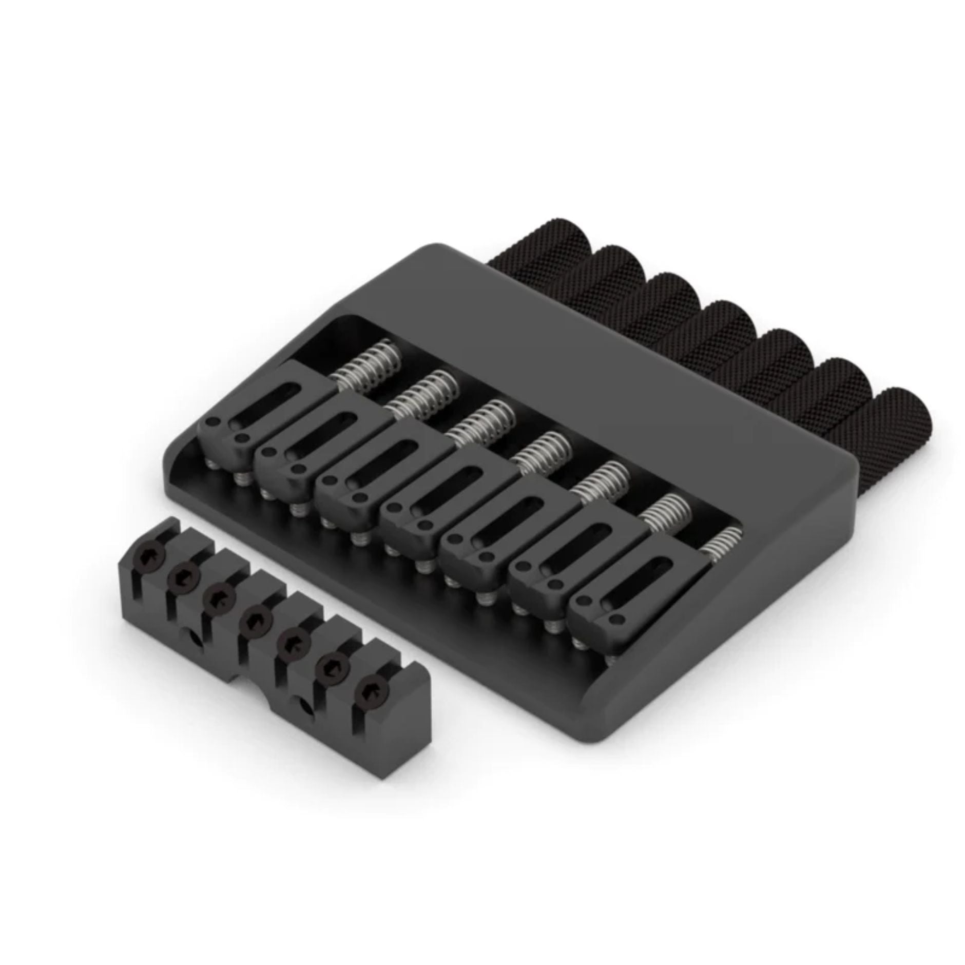 Hipshot 7-String Headless Fixed Bridge Black LowPro - Ploutone
