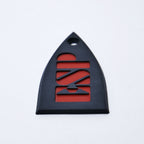 ESP Truss Rod Cover for ESP & LTD & Matching Knobs Set - Black & Red - Ploutone