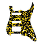 Fender Stratocaster HSS Pickguard (Open Humbucker) - 4-Ply Yellow Tortoise Pickguards from Ploutone