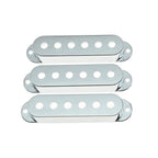 Stratocaster Pickup Covers, Knobs, & Switch Tip Set - Chrome - Ploutone