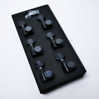 Wilkinson Locking Tuners 6-In-Line Right-Handed (Chrome) – 19:1 Ratio – Fits 10mm (25/64") Holes Tuning Machine Heads from Ploutone