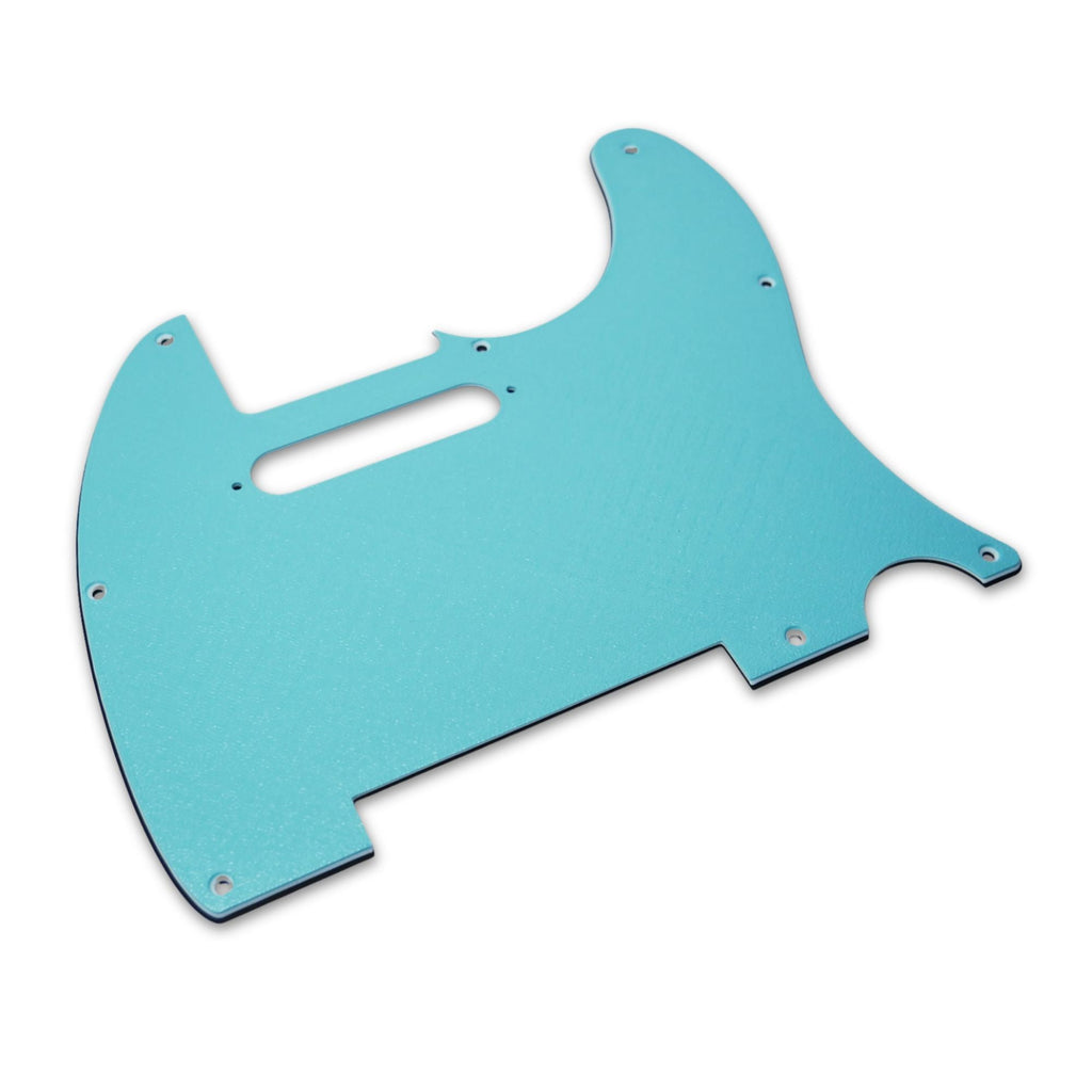 Custom 8-Hole Telecaster Pickguard - Artisan Series - Textured Acid Green SS Telecaster Pickguards from Ploutone