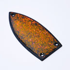 Custom Gretsch Truss Rod Cover (Fits Electromatic, Streamliner & Japan Models) - Flame Orange Flake truss rod covers from Ploutone